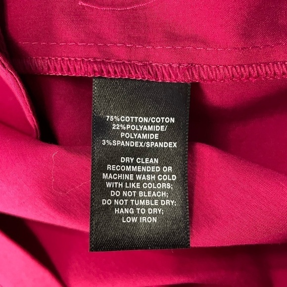 Lafayette 148 Paige Tie Sleeve Shift Dress in Berry Pink Size Medium - Picture 4 of 6